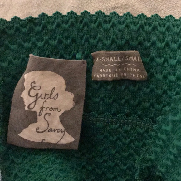 Green anthropology skirt - Picture 4 of 5